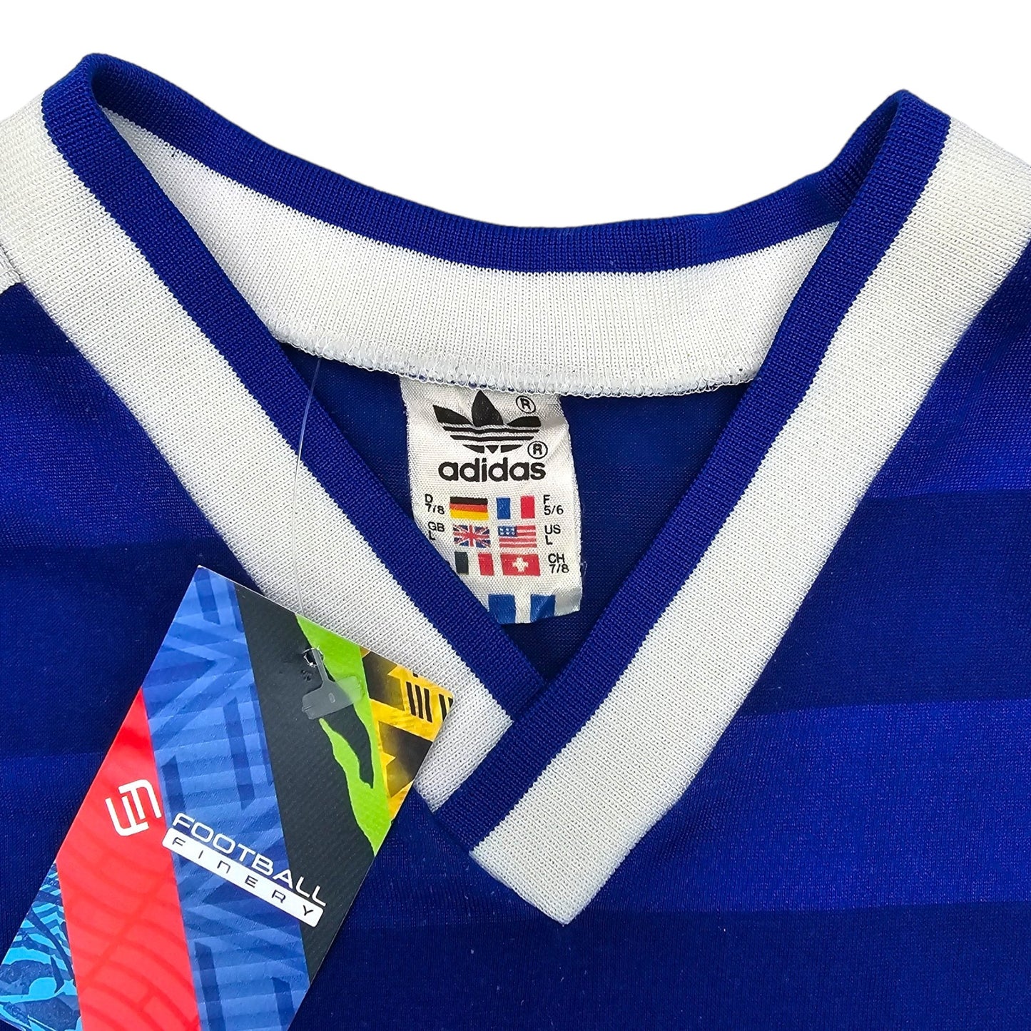 80s/90s Vintage Football Shirt (L) Adidas