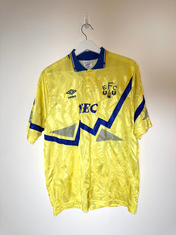 Everton 1990/92 Away Football Shirt L (7/10)