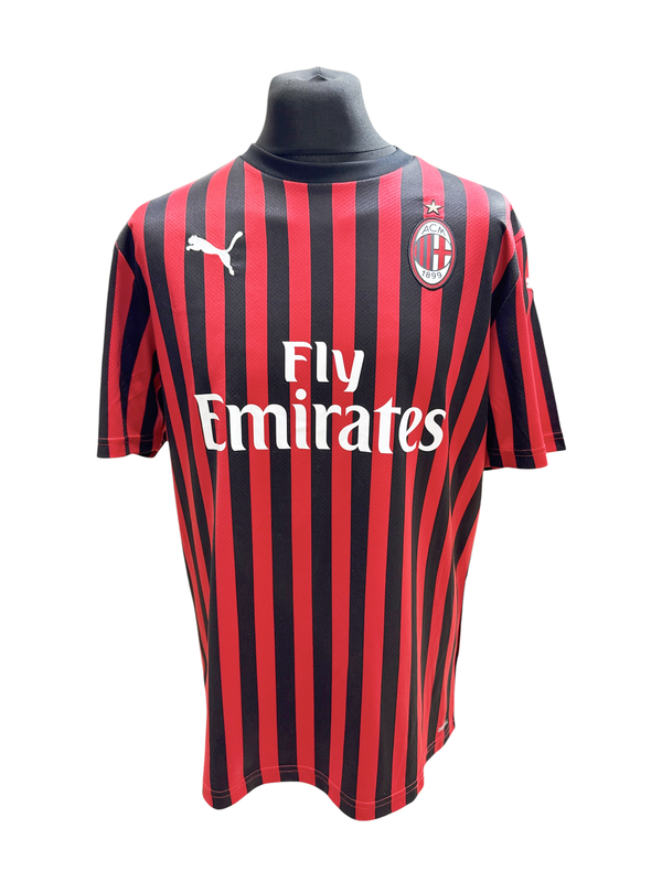 2019-20 AC Milan Home - Size L - Piatek 19