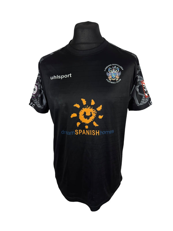 Lisburn Distillery 2022-23 Match Worn Away - Size L (M Fit) - #19