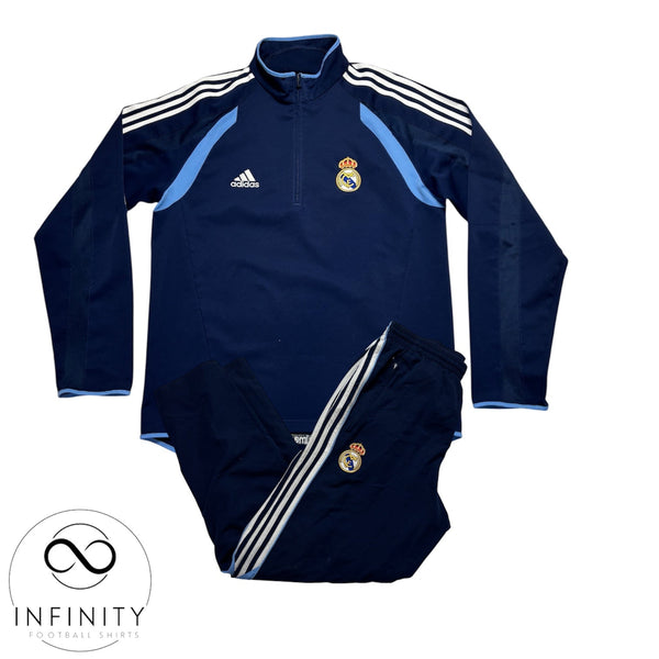 Real Madrid 1/4 Zip Tracksuit 2005/06 (M)