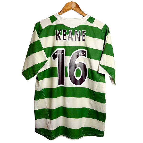 2005-06 Celtic Home Shirt “Keane 16” - M
