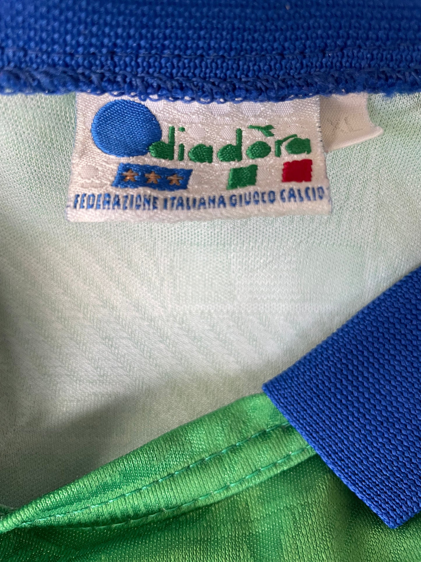 Match Shirt • National • Italia • 1994 • Diadora • Keeper • #1 • Gianluca Pagliuca • vs Germany • Friendly