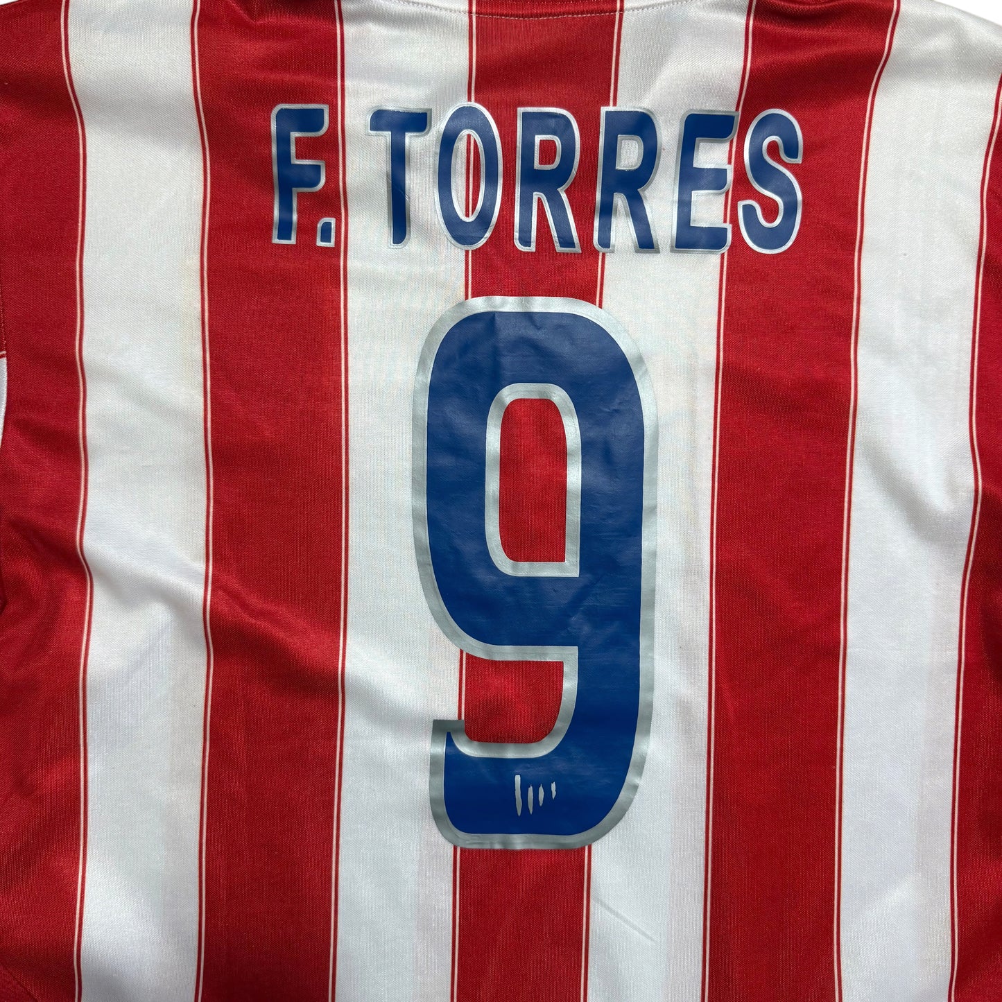 Atletico Madrid Home Shirt 2003 - 2004 (L) Torres 9