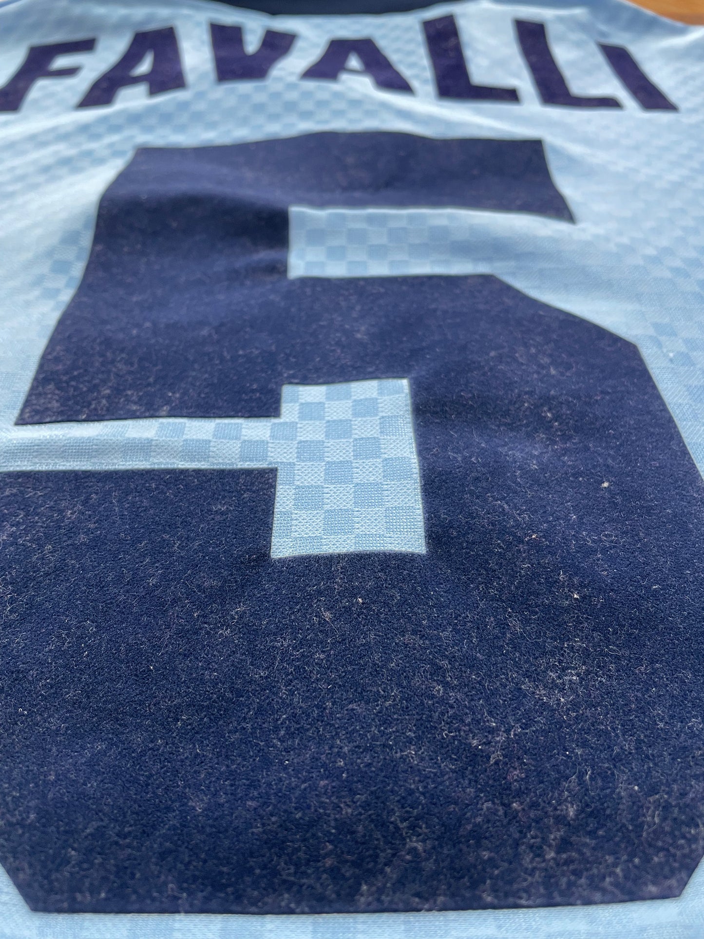 Match Shirt • Club • Lazio • 1995 • Umbro • Home • #5 • Giuseppe Favalli • Match Worn