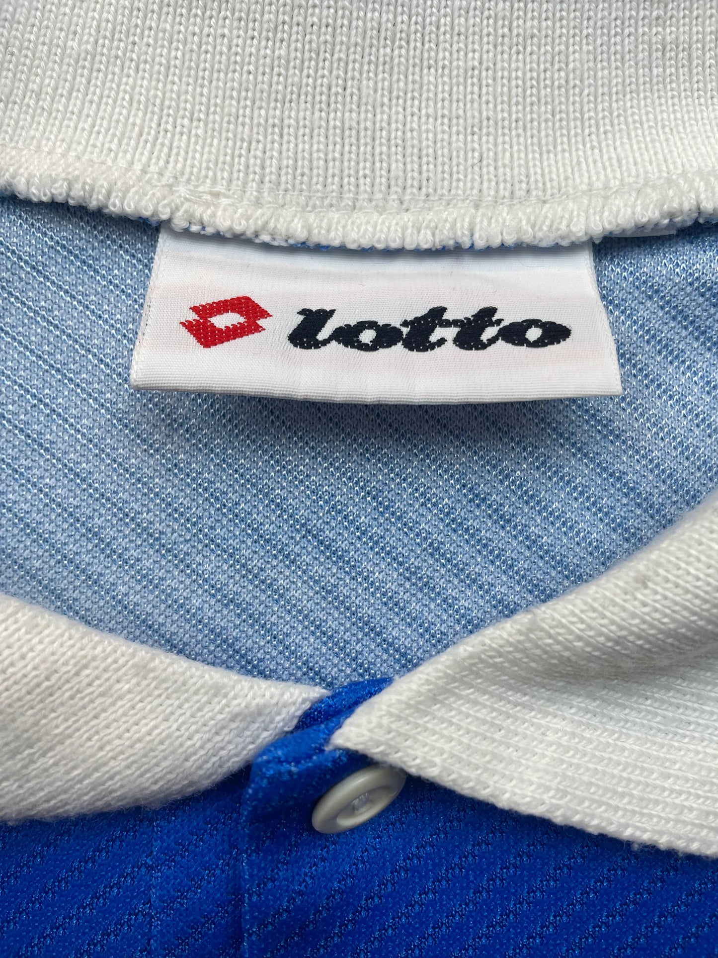 Match Shirt • Club • Napoli • 1996 • Lotto • Home • 9 • Massimiliano Esposito • Match Worn - Calcio 90