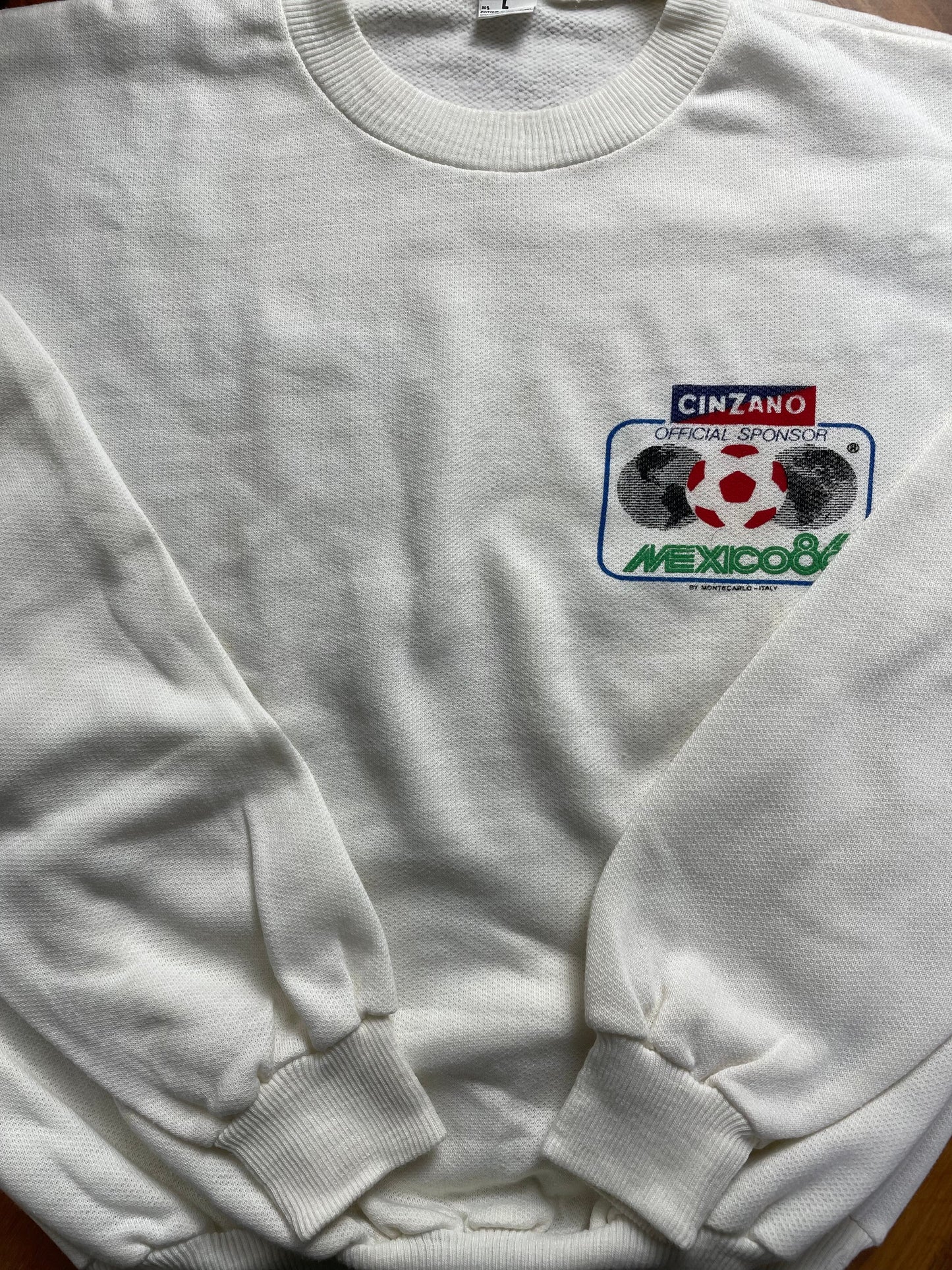 Store Top • 1986 • Mexico • Mexico 86 Official Cinzano Sweater • Size L - Calcio 90