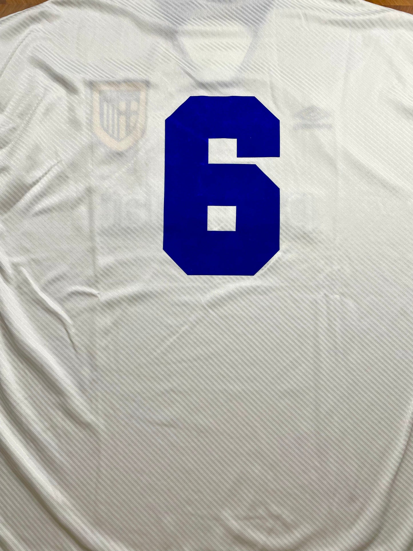 Match Shirt • Club • Parma • 1994 • Umbro • Home • #6 • Fernando Couto • Match Worn