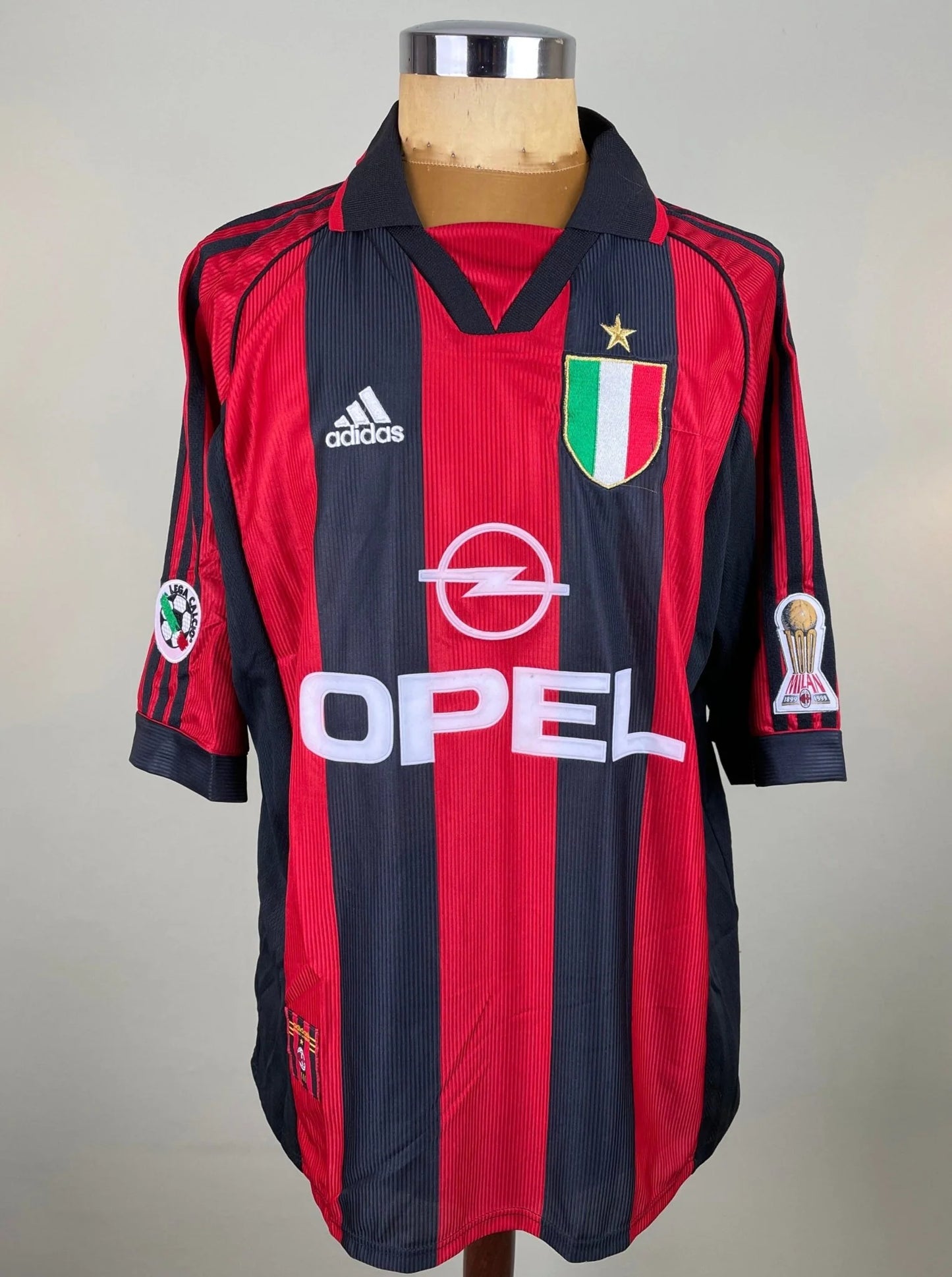 Match Shirt • Club • AC Milan • 1999 • Adidas • Home • #7 • Andriy Shevchenko • Match Worn