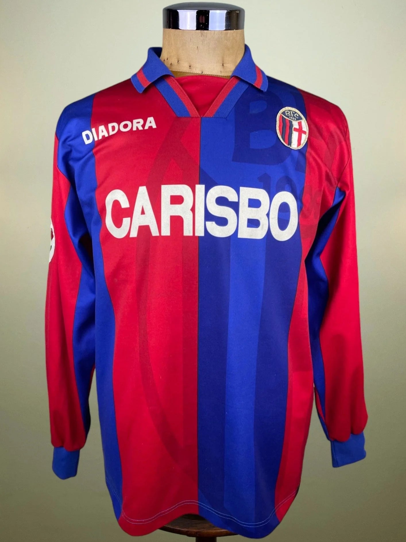 Match Shirt • Club • Bologna • 1996 • Diadora • Home • #10 • Igor Kolyvanov • Match Worn • Unwashed
