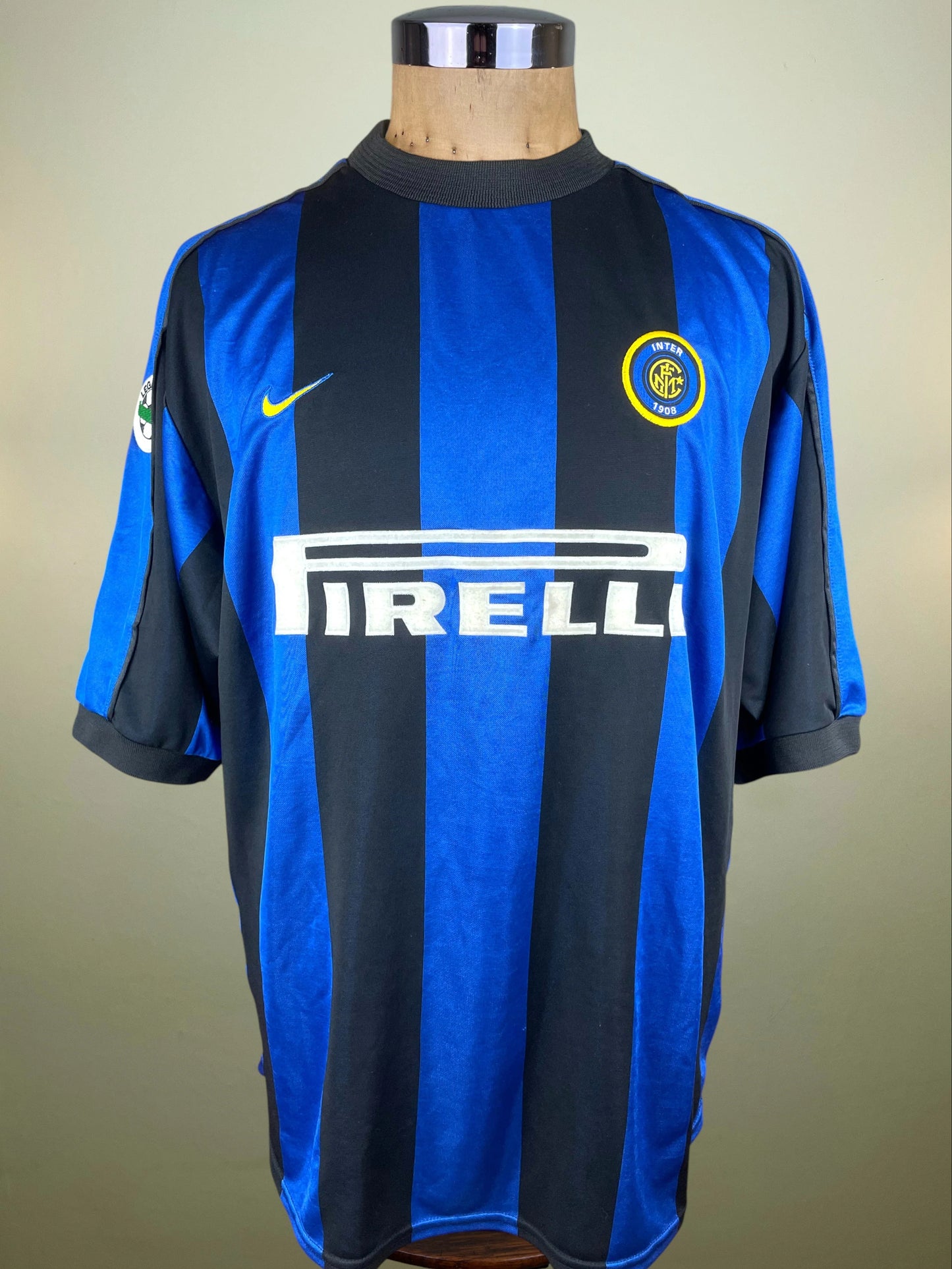 Match Shirt • Club • Inter • 1999 • Nike • Home • #32 • Christian Vieri • Match Worn • Signed