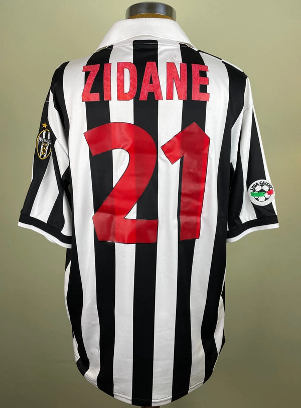 Match Shirt • Club • Juventus • 1998 • Kappa • Home • #21 • Zinedine Zidane • Match Worn