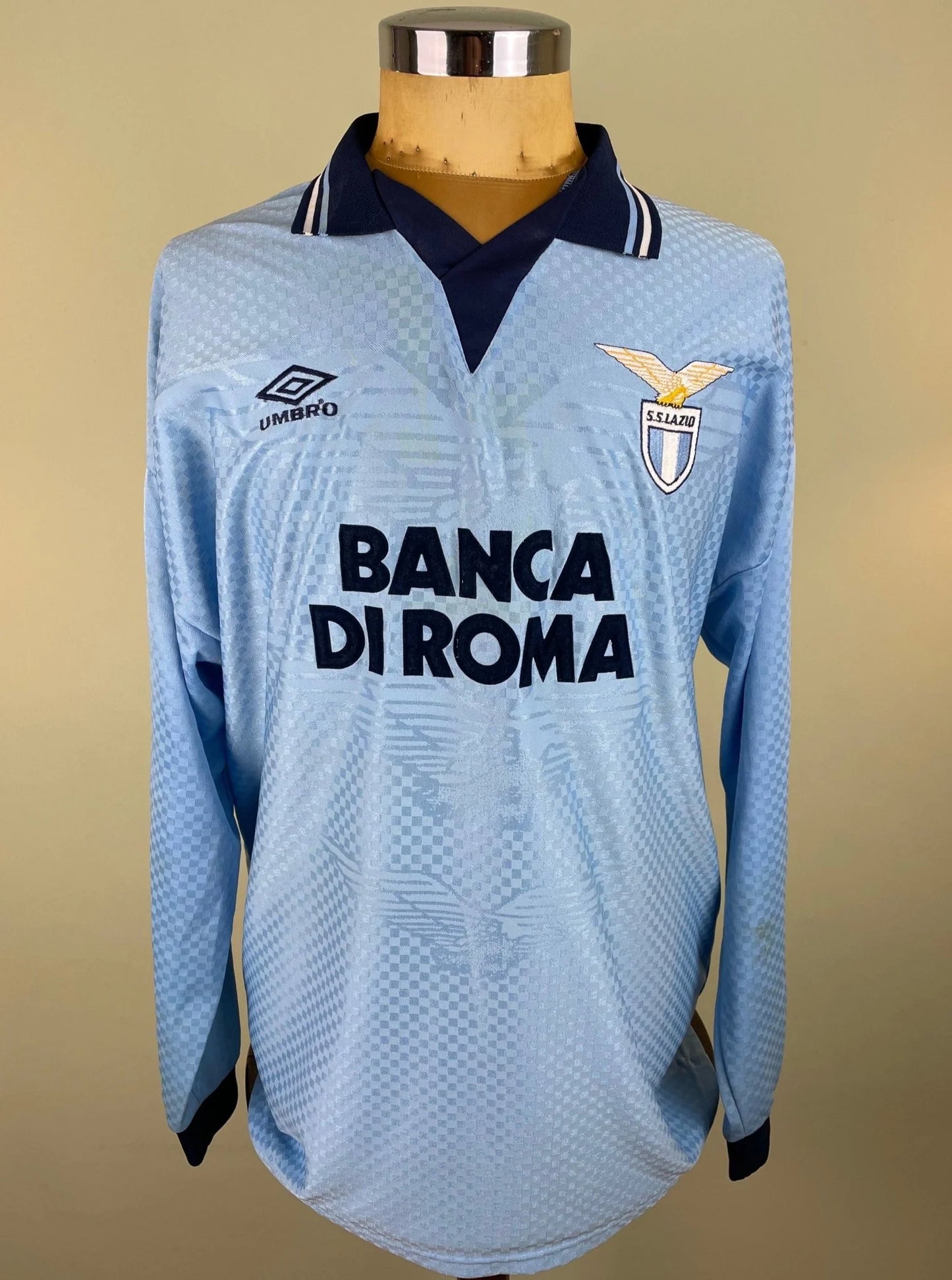 Match Shirt • Club • Lazio • 1995 • Umbro • Home • #13 • Alessandro Nesta • Match Worn