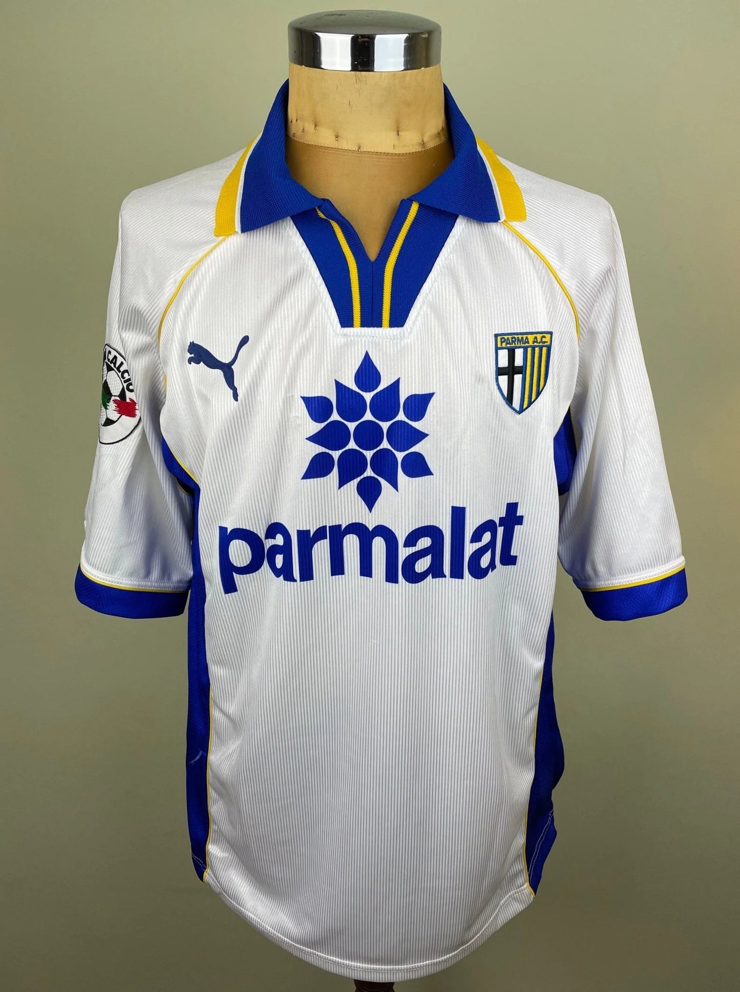 Match Shirt • Club • Parma • 1997 • Puma • Home • #31 • Faustino Asprilla • Match Worn