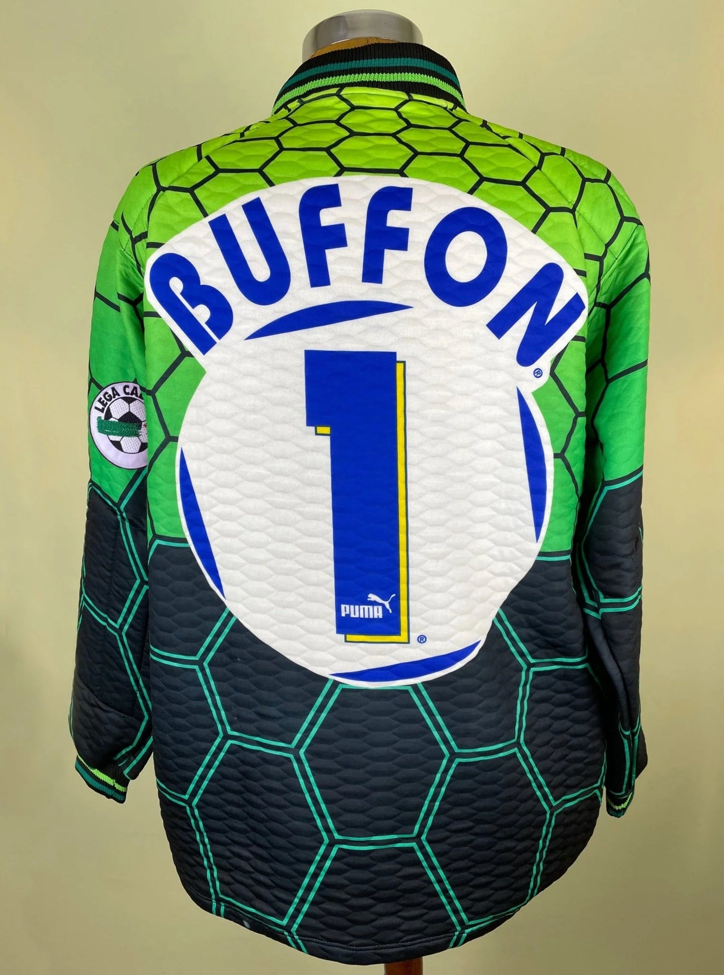 Match Shirt • Club • Parma • 1997 • Puma • Keeper • #1 • Gianluigi Buffon • Match Worn