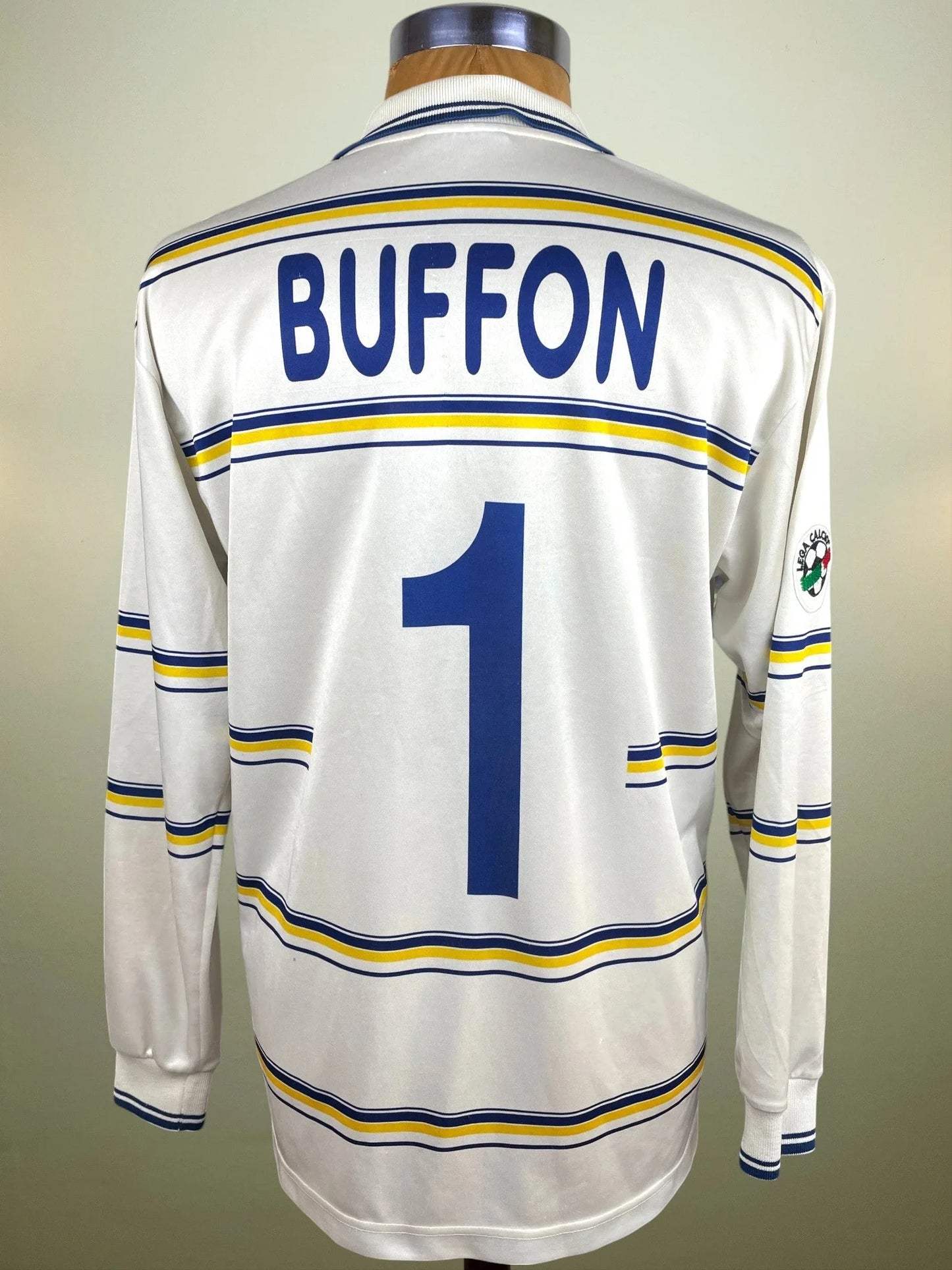 Match Shirt • Club • Parma • 1998 • Lotto • Keeper • #1 • Gianluigi Buffon • Match Worn