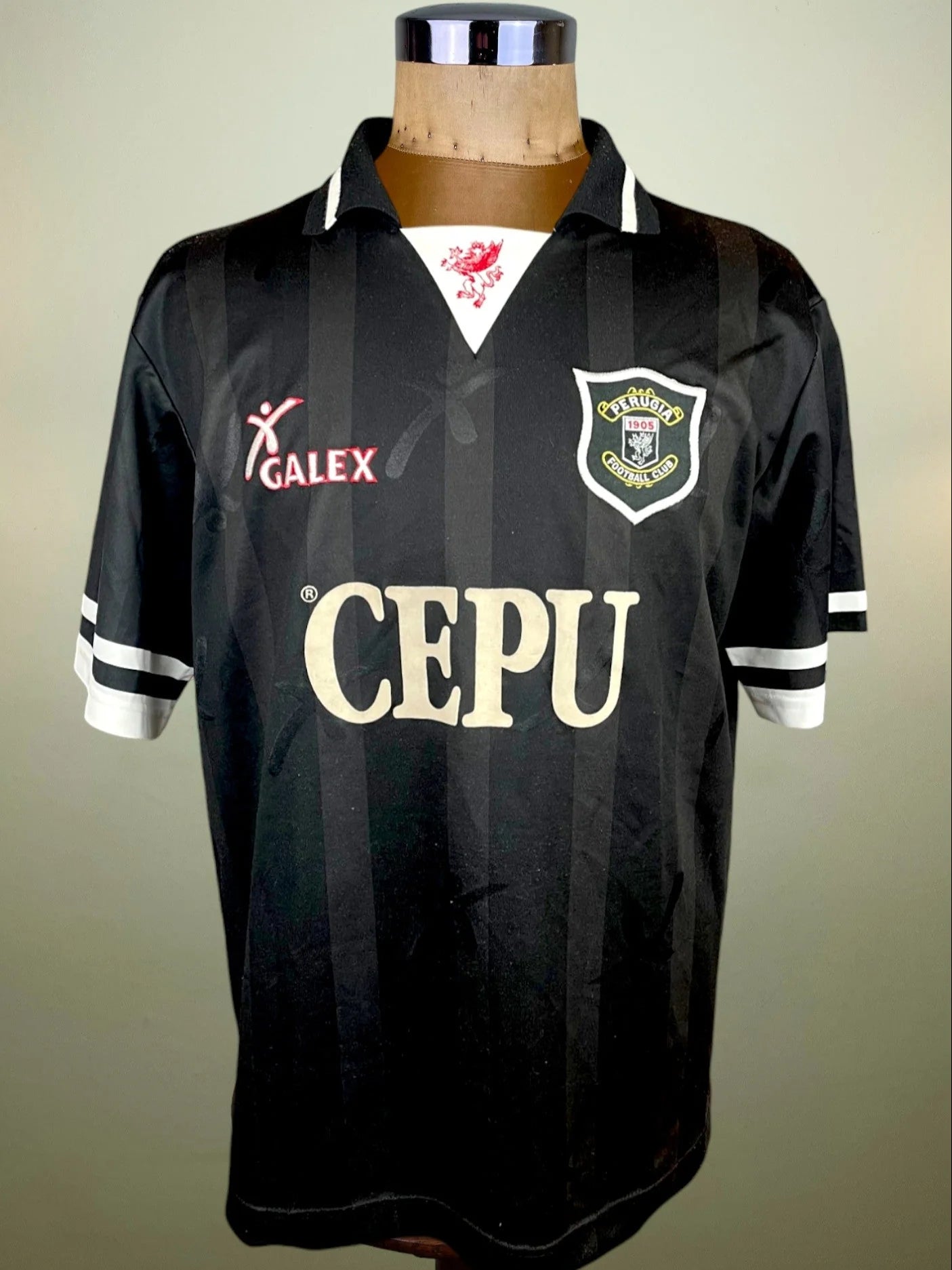 Match Shirt • Club • Perugia • 1996 • Galex • Away • #36 • Marco Materazzi • Match Worn