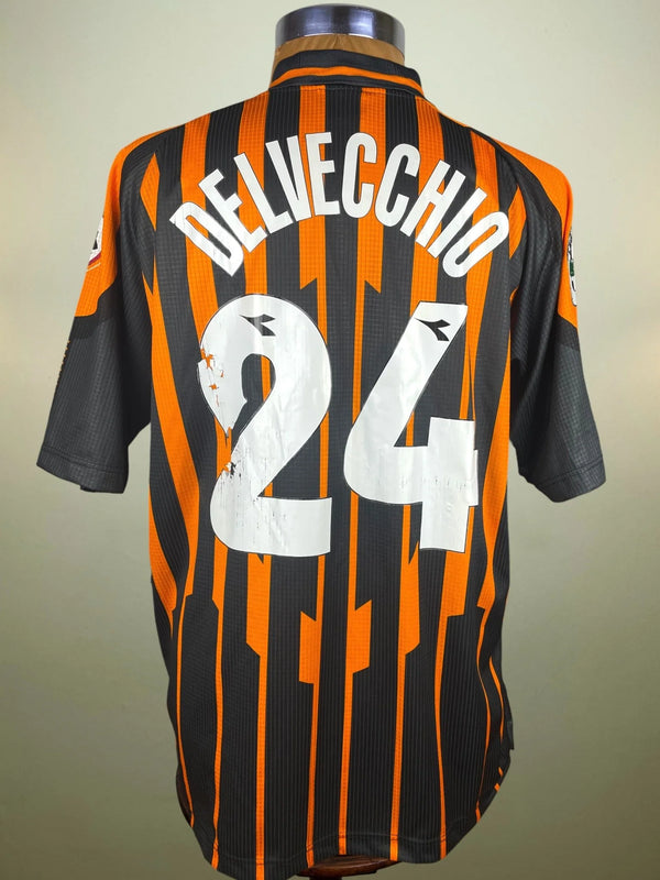 Match Shirt • Club • Roma • 1997 • Diadora • Third • #24 • Marco Delvecchio • vs Piacenza