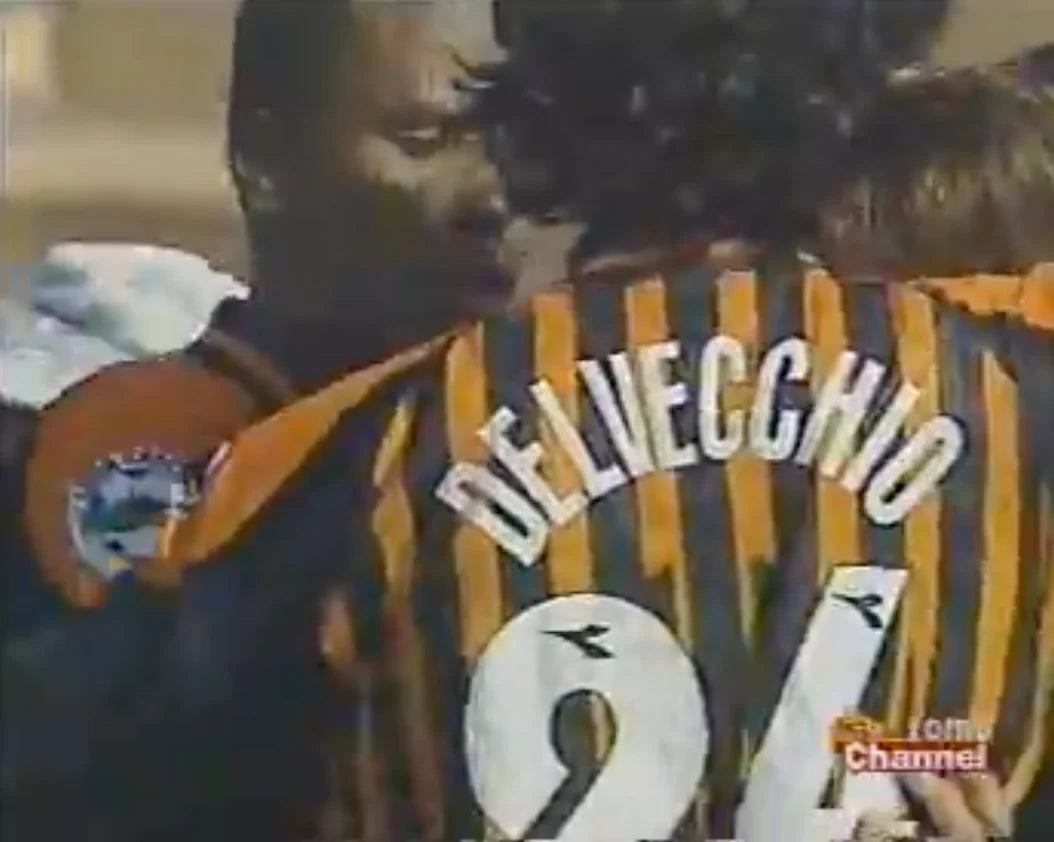 Match Shirt • Club • Roma • 1997 • Diadora • Third • #24 • Marco Delvecchio • vs Piacenza
