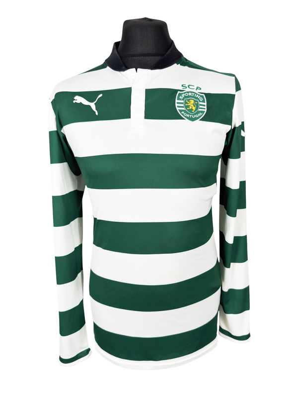 2012-13 Sporting Lisbon L/S Home - Size M (S Fit)
