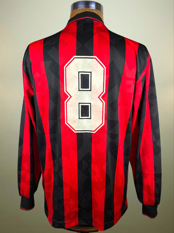 Store Shirt • AC Milan • 1993 • Lotto • Home • #8 • Marcel Desailly • Size L