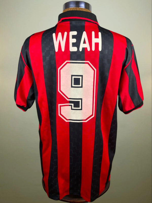 Store Shirt • AC Milan • 1995 • Lotto • Home • George Weah • Size L