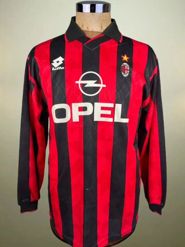 Store Shirt • AC Milan • 1995 • Lotto • Home • Size L - Calcio 90