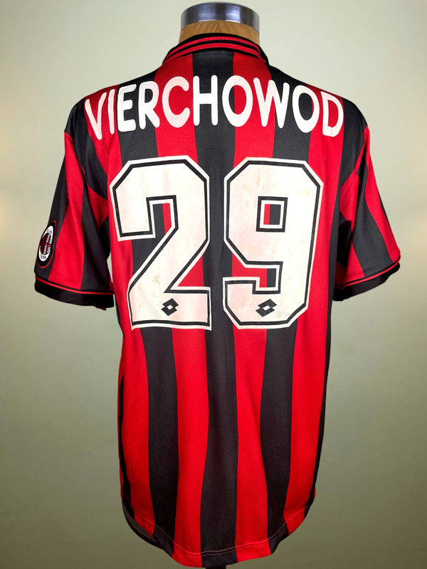 Store Shirt • AC Milan • 1996 • Lotto • Home • Pietro Vierchowod • Size L