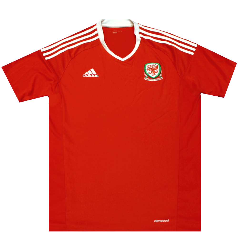 Wales Home Shirt 2016-2017 Home Shirt (Mint) L