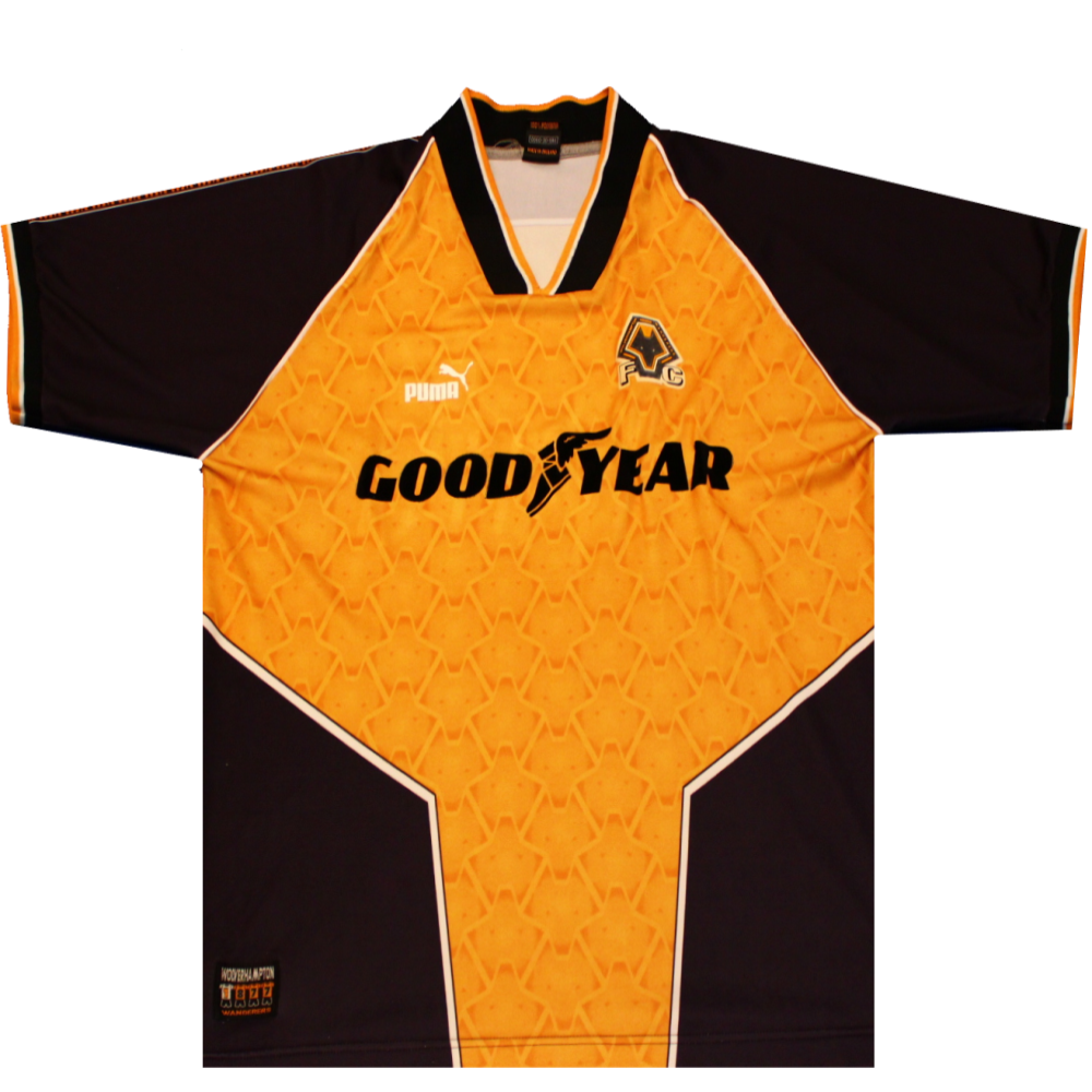 Wolverhampton Wanderers 1996-1997 Home Shirt (Excellent) XL