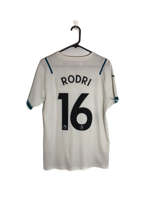 Manchester City Rodri #16 2021/22 Medium Away Excellent Condition 759211-02