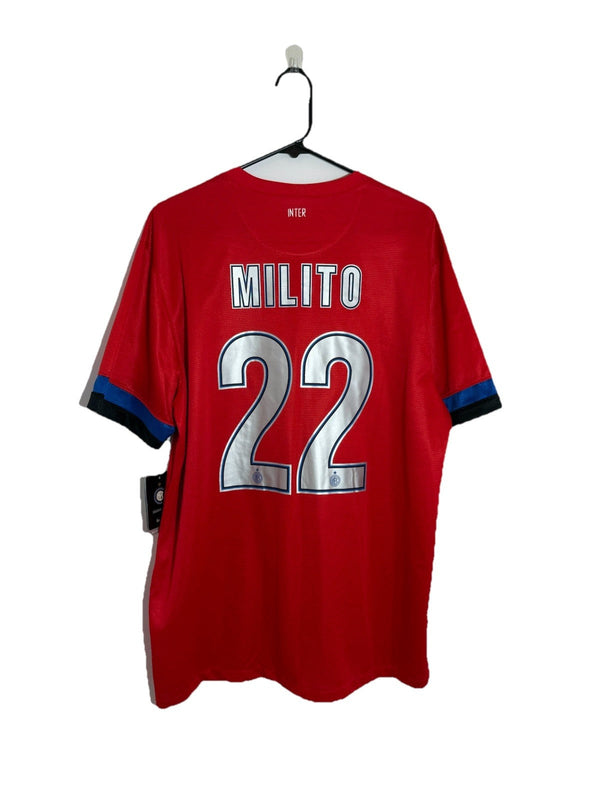 Inter Milan Milito #22 2012/13 XL Away Shirt Nike BNWT 479320-603