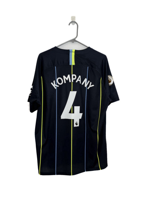 Manchester City Kompany #4 2018/19 XL Away Excellent Condition 919002-476