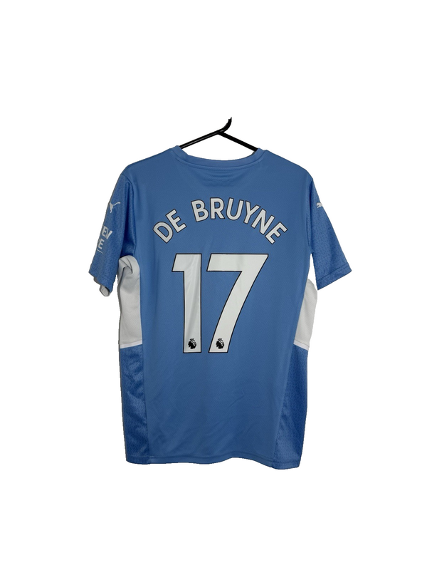 Manchester City De Bruyne #17 2021/22 Medium Home Excellent Condition 759202-01