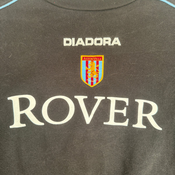 Aston Villa 2002/2003/2004 Diadora Training Sweatshirt Jumper Medium
