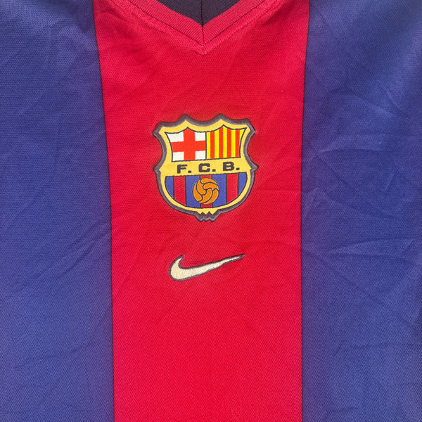 Barcelona 1998/1999 Home Football Shirt Small