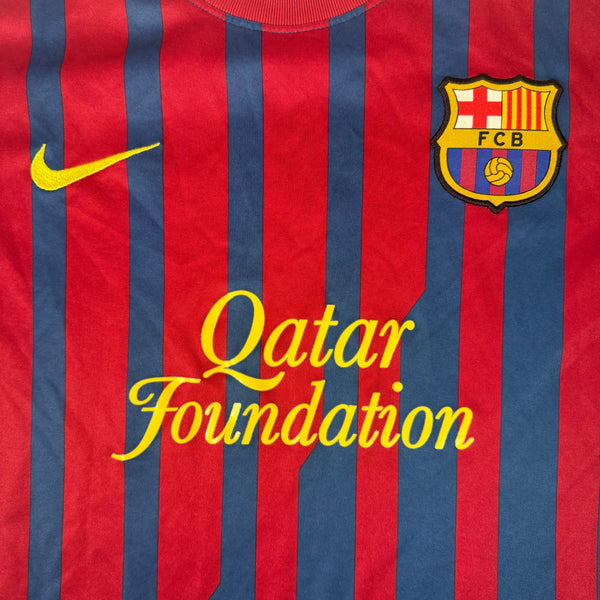 Barcelona 2011/2012 Home Football Shirt Medium