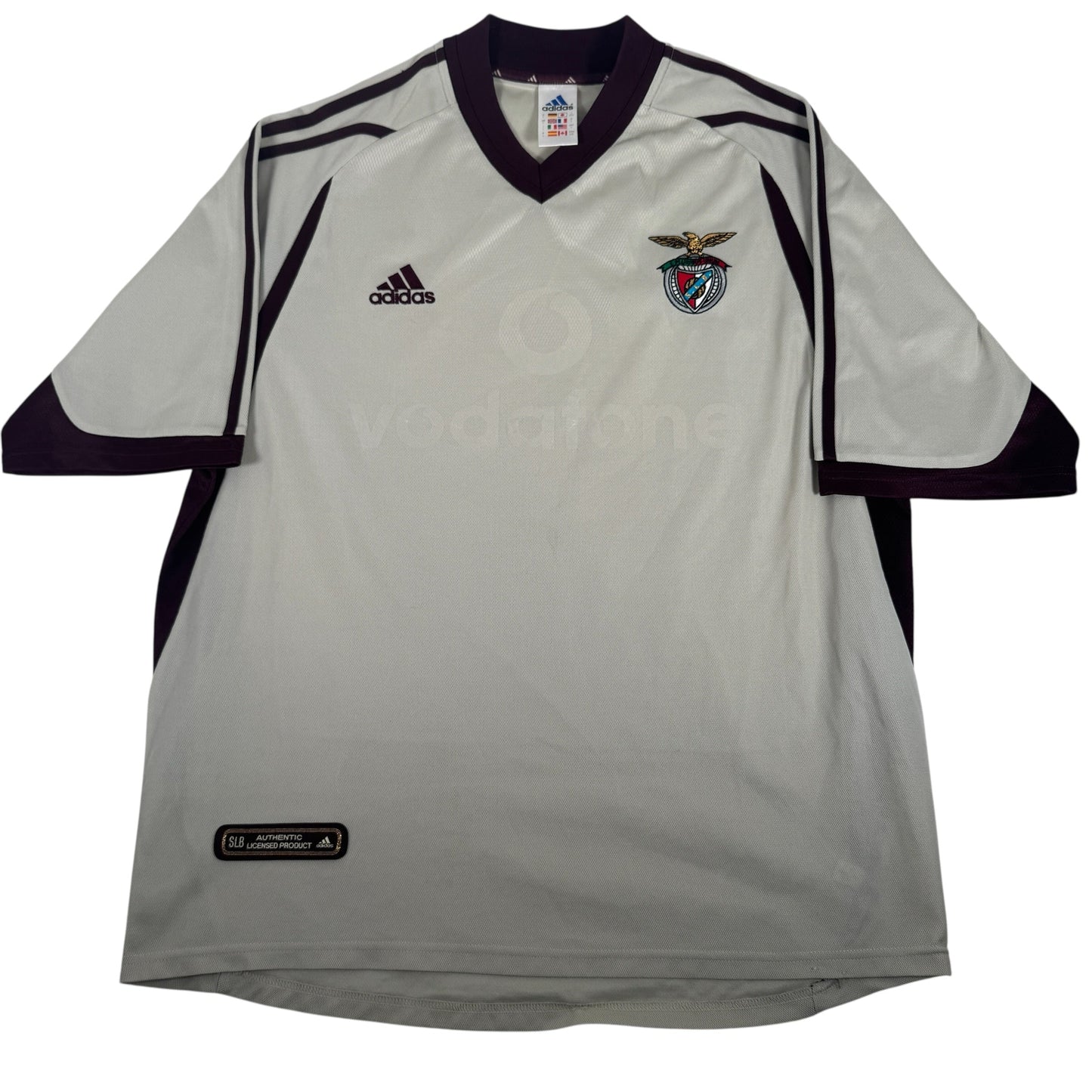 Benfica 2001/2002 Away Football Shirt Large