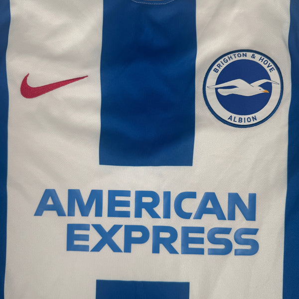 Brighton & Hove Albion 2018/2019 Home Football Shirt Medium