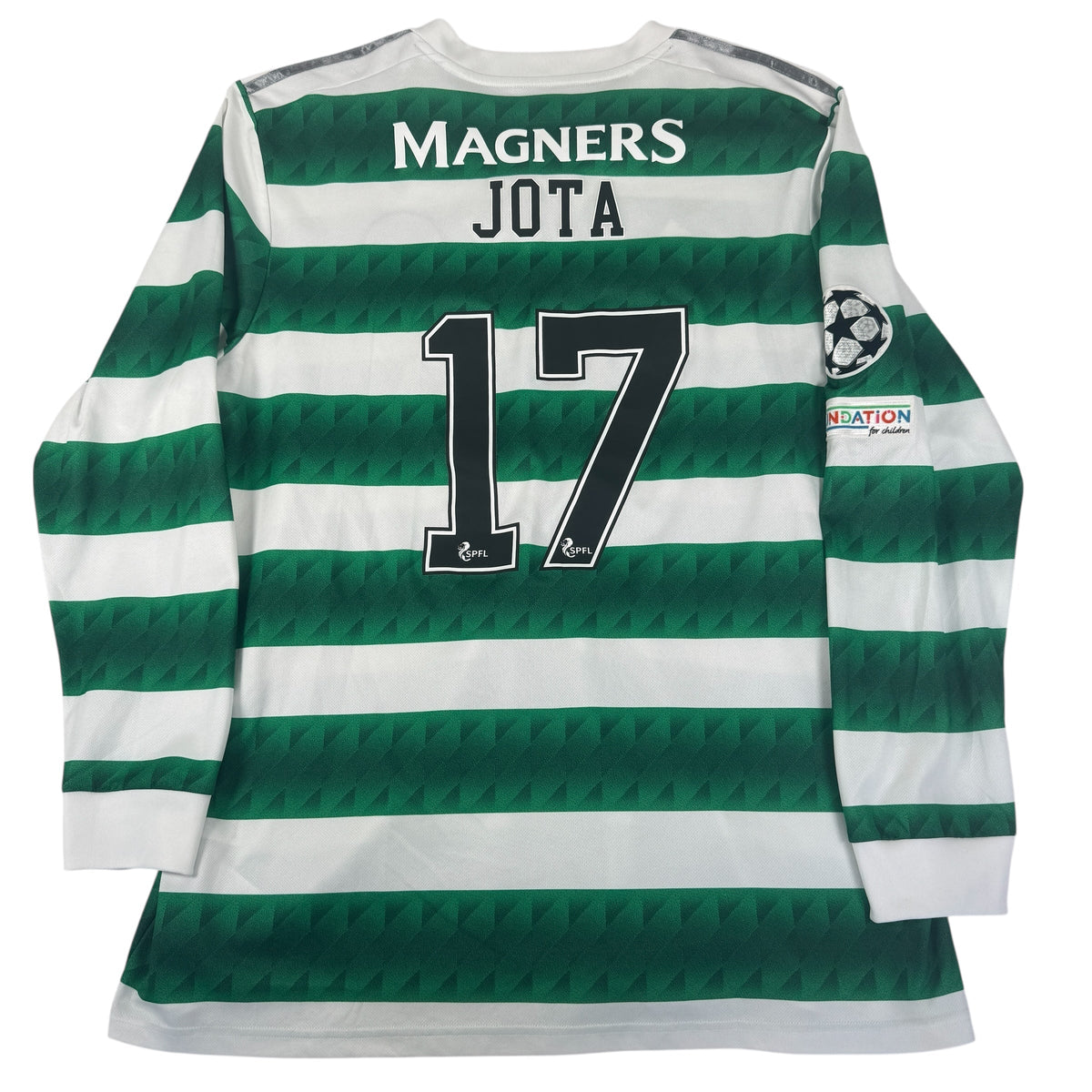 JOTA 17 Celtic 2022/2023 Home Long Sleeve Football Shirt 2XL