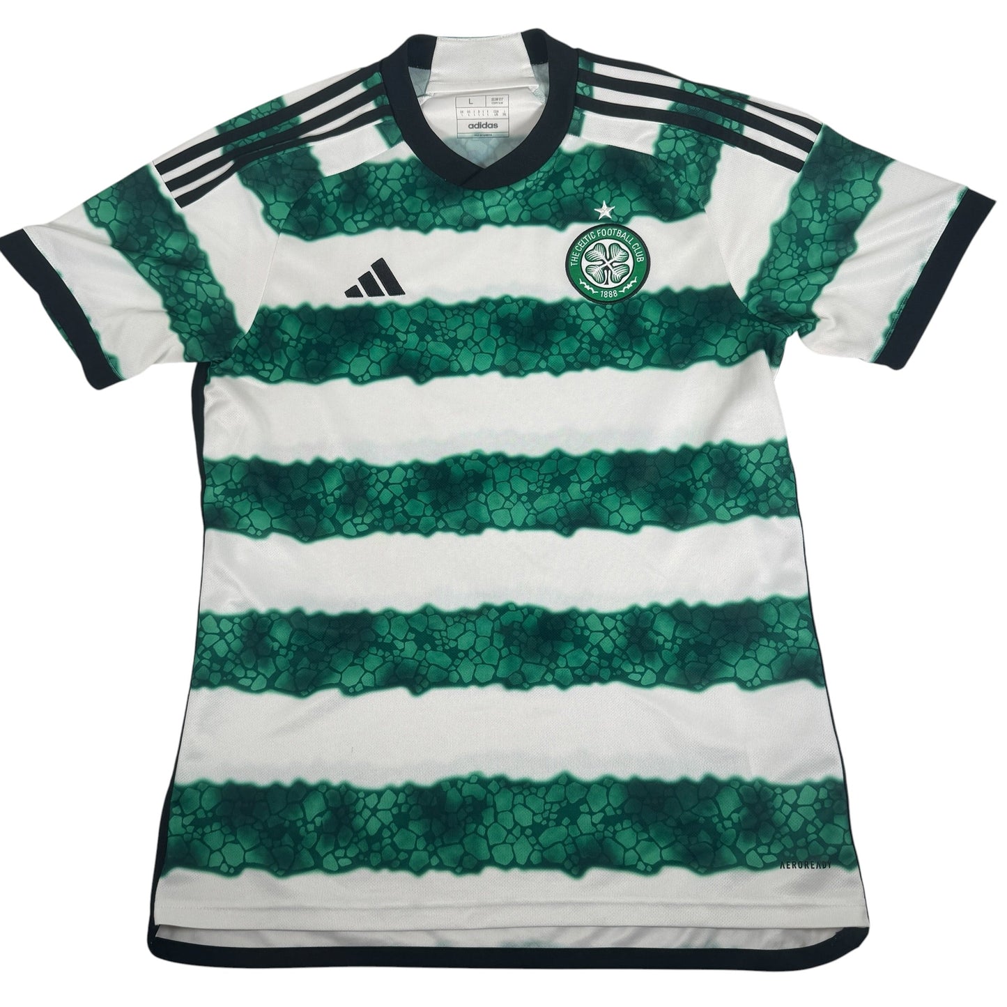 Celtic 2023/2024 Home Sponsorless Football Shirt Large