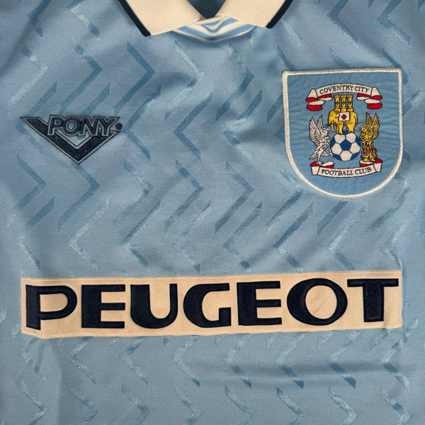 Coventry City 1994/1995/1996 Home Football Shirt Small