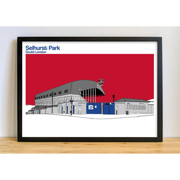 Crystal Palace Football Artwork - Selhurst Park