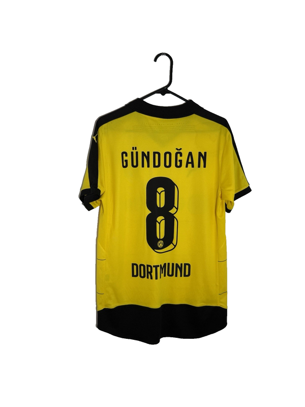 Borussia Dortmund Gundogan #8 2015/16 Large Home Excellent Condition 747991