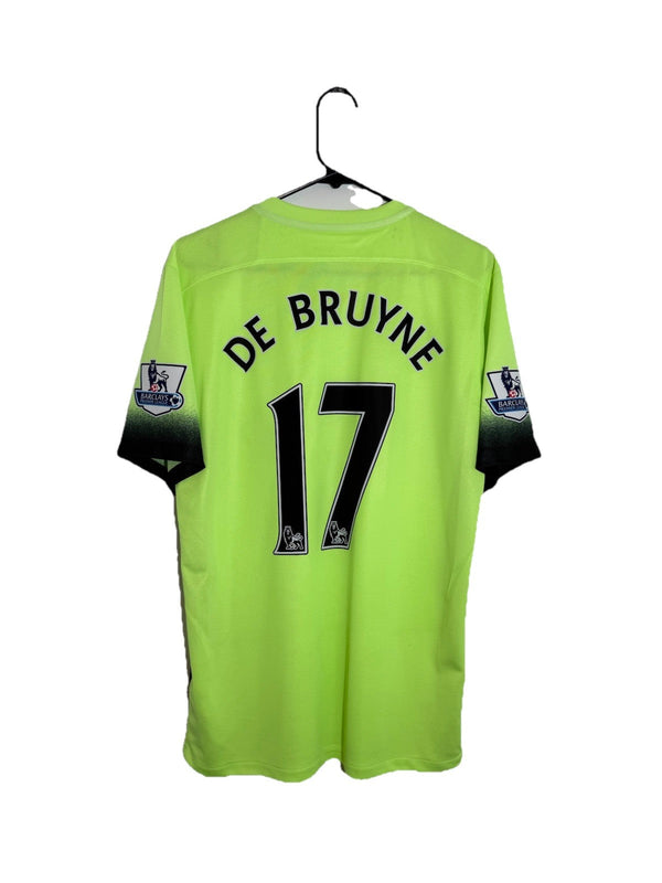 Man City De Bruyne #17 2015/16 Medium 3rd Shirt Excellent Condition 658882-368