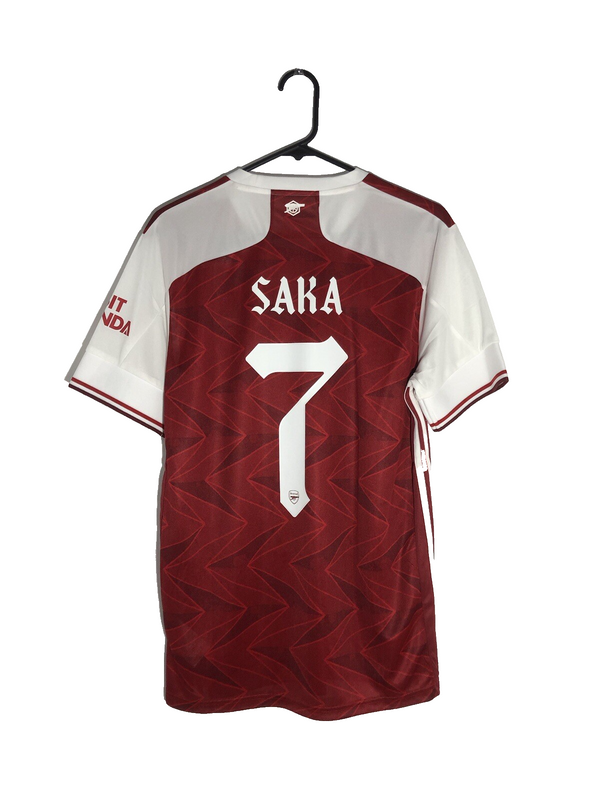 Arsenal Saka #7 2020/21 Euro Medium Home Shirt BNWT EH5817