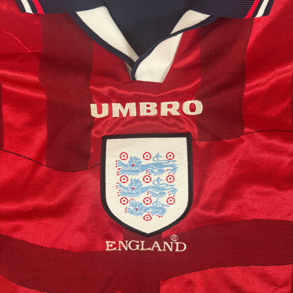 England 1998/1999/2000 Away Football Shirt Large