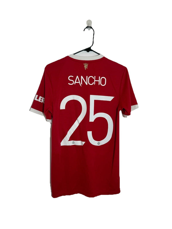 Manchester United Sancho #25 2021/22 Small Home Shirt Excellent Condition H31447
