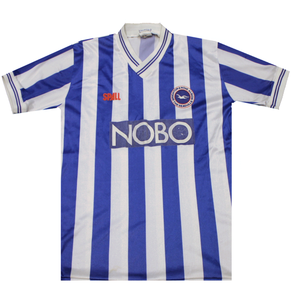 Brighton and Hove Albion 1989-1990 Home Shirt (Very Good) M