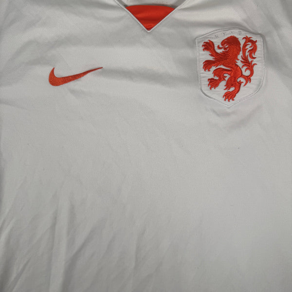 Netherlands 2015/2016 Away Football Shirt Large